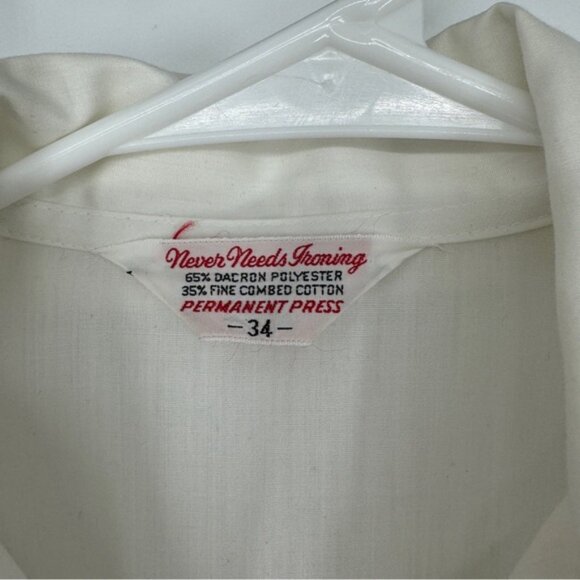 70s Boho Embroidered Puff Sleeve Peasant Blouse Vintage Button Up Dog Ear top - Picture 6 of 9